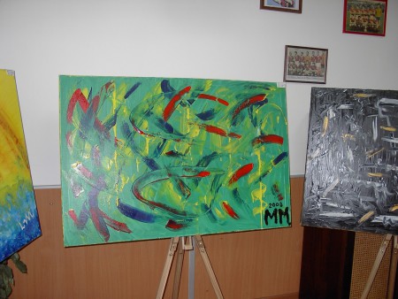 Aguarelas ee Óleos de  Mário Miranda e Esposa